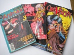 Gibi - Lote com 3 - ANIMAX, nº 17, O Méximo em Animação Japonesa (Especial para Colecionadores), Edição especial encadernada (formatinho) - .hack nº 3-7, Chuva Passageira (formatinho) - Editora JBC - CRIMSON, Volume 1, A Marca do Vampiro - Graphic Movel - Formato intermediário entre o americano e o formatrinho - Os três em muito bom estado de conservação