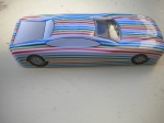 Colecionismo - CARRO DE LATA EM FORMA DE ESTOJO - Comprimento 20 cm - Altura 4 cm - Largura 7 cm - Fabricação e procedência dos Estados Unidos - Muito bom estado de conservação.