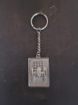 Antigo chaveiro do Banco Credireal. A peça é feita de aço e se encontra em perfeito estado de conservação. Medidas: 4x3cm