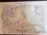 ATLAS GROSSELIN-DELAMARCHE - DE GEOGRAFIA, FÍSICA, POLÍTICA E HISTÓRIA, seus criadores foram, Augustin Grosselin (1800-1878) e Alexandre Delamarche (1815-1884). Esse é um mapa francês representando o mundo do século XVIII, mas foi impresso no começo do século XIX, mostra a Europa no extremo oriente. Tamanho: 48 x 34 cm.