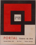 Convite. Guilherme de Faria. Portal Galeria de Arte, abril de 1970. Texto Giuseppe Baccaro. 4 páginas. Formato 19x15cm.