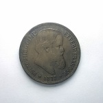 Moeda de bronze do império do Brasil 40 réis de 1877