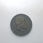 Moeda de bronze do império do Brasil 10 réis de 1868