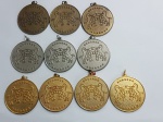 Dez medalhas da FEERJ de primeiro, segundo e terceiro lugar