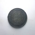 Moeda de bronze da república do Brasil 40 réis de 1909
