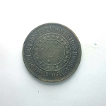 Moeda de bronze da república do Brasil 40 réis de 1900