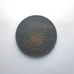 Moeda de bronze da república do Brasil 40 réis de 1894