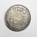 Linda 960 réis - 1816 R Reino Unido prata .925 sobre patosi.