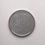 10 centavos do Real FAO 1995 - MOEDA NUNCA CIRCULADA, Lindíssima!