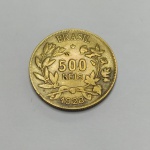 Moeda de 500 réis de 1928 bronze - alumínio Soberba - FC