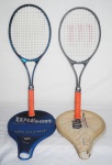 Duas raquetes p/ tênis da marca WILSON, acompanha 2 bolas.