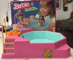 ESTRELA - BARBIE - Sua piscina borbulhante. Brinquedo de colecionador da década de 1980.