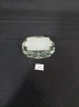 Recipiente rolo para colar selo de cartas em cristal. apresenta bicado Medida: 8 cm x 4 cm