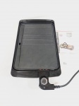Due Grill Smart Mondial G-12 . Chapa antiaderente lisa e gril com controle de temperatura e coletor gordura . funcionando  Medida: v 127 p 1500w