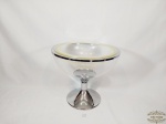 Champanheira Acrílico De Mesa  base em metal. Medida: 30,5 CM ALTURA X 34 CM DIAMETRO
