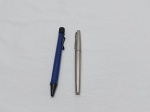 Lote de 2 canetas, Sendpo uma Parker rollerball em aço escovado e uma esferografica da Lamy.