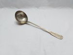 Concha de feijão em alpaca AEC, modelo Christofle. Medindo 31cm de comprimento.