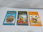 Lote de 3 almanaques "O melhor da Disney", volumes 2, 3 e 4.