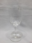 Taça para coleção em cristal Aeroporto São Paulo. Medindo 15,5cm de altura.
