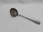 Concha de feijão em prata 90 Wolff, modelo lacinho. Medindo 32,5cm de comprimento.