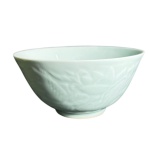 Bolw porcelana celadon AQUALUNG - marca na base  - 8,5 cm de altura e 16 cm de diâmetro