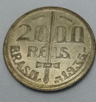 Moeda de prata 2000 Mil Réis 1935 Duque Caxias.