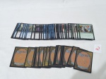 Lote de diversas cartas do jogo Magic.