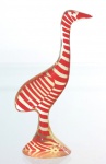 ABRAHAM PALATNIK – Escultura cinética representando ema em resina de poliéster de manufatura Abraham Palatnik. Medindo 12 cm de altura por 6 cm de comprimento. 