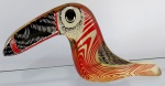 ABRAHAM PALATNIK – Escultura cinética representando tucano em resina de poliéster de manufatura Abraham Palatnik. Medindo 11,5 cm de altura por 22,5 cm de comprimento. 