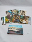 Lote 3 com mais de 30 cartões postais diversos para colecionador. Foto ilustrativa