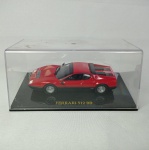 Ferrari 512 BB - Carro miniatura escala 1/43 Ferrari Collection. Caixa e base originais. Carro de coleção em metal com partes em plástico injetado