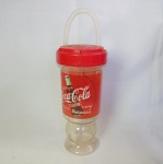 Coca Cola - Maravilhoso e antigo copo com canudo de plástico - Tema Always Coca-Cola. Fabricado nos Estados Unidos. Mede 22,5cm de altura sem o canudo