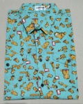 Camisa Divertida Lambuzada  Garfield  manga curta  2 bolsos frontais - verde  100% algodão  tamanho GG  medidas: 68cm de largura X 77 cm de comprimento  sem uso  sem lavagem