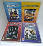 Lote 4 DVDs Velozes e Furiosos números 2, 3, 4 e 5 - itens de coleção novos, lacrados  sem garantia