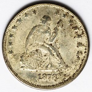 Numismática, Estados Unidos. Cópia. One Dólar, 1878.