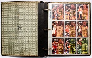 Coleção completa: Basquete USA. 1995-1996. Com 270 cards. Raro, alta cotação.