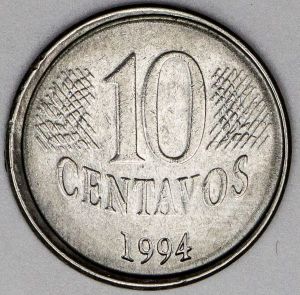 Numismática, BRASIL. Uma Moeda Antiga 1994. Vide Foto.