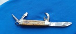 3  - CANIVETE - BOY SCOUT CAMPING KNIFE - LUX RITE - HOLLIWOOD  CALIF - 4 LÂMINAS - 9,5 CM