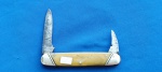8 - CANIVETE CANOE KNIFE - BRIDGE CUTLERY CO. ST LOUIS - 2 LÂMINAS - 9 CM