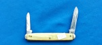 11 - CANIVETE CANOE KNIFE -  2 LÂMINAS - 8 CM - KENT N Y CITY U.S.A.