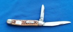 16 - CANIVETE - PEANUT KNIFE - 2 LÂMINAS - 8,5 CM -  U.S.A.