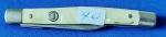 40 - CANIVETE IMPERIAL - NO ESTADO - UMA LÂMINA QUEBRADA - FECHADO 7 CM - ABERTO 11 CM