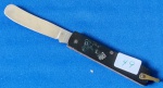 49 - CANIVETE COLON INOX - CALHAMBEQUE - ABERTO 8,7 CM - FECCHADO 4,7 CM - PONTA ROMBUDA