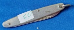 50 - CANIVETE CUNHO ILEGÍVEL - ABERTO 10 CM FECHADO 5,6 CM