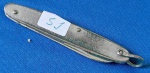 51 - CANIVETE CUNHO ILEGÍVEL - ABERTO 10 CM FECHADO 5,6 CM