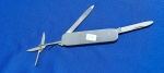 84 - CANIVETE MANICURE - SCHRADE WALDEN NY USA - FECHADO 7,3 CM - 3 FUNÇÕES