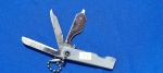 88 - CANIVETE LITER USA -  MANICURE - 3 FUNÇÕES - FECHADO 6 CM - ABERTO 10,5 CM