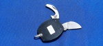 95 - CANIVETE COLON INOX PARA CHAVEIRO - 3 X 3,5 CM