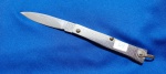 59C - CANIVETE CIMO INOX - ABERTO 13,7 CM - FECHADO 7,5 CM - COM ALÇA - PLACAS METÁLICAS