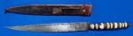 35 - BUFALO - FACA/PUNHAL LONGA -  INDUSTRIAL  - COMPRIMENTO 34 CM - LÂMINA 22,5 CM - GUARDA EM "CHAPA" - CABO EM SEGMENTOS DE PLÁSTICO E METAL